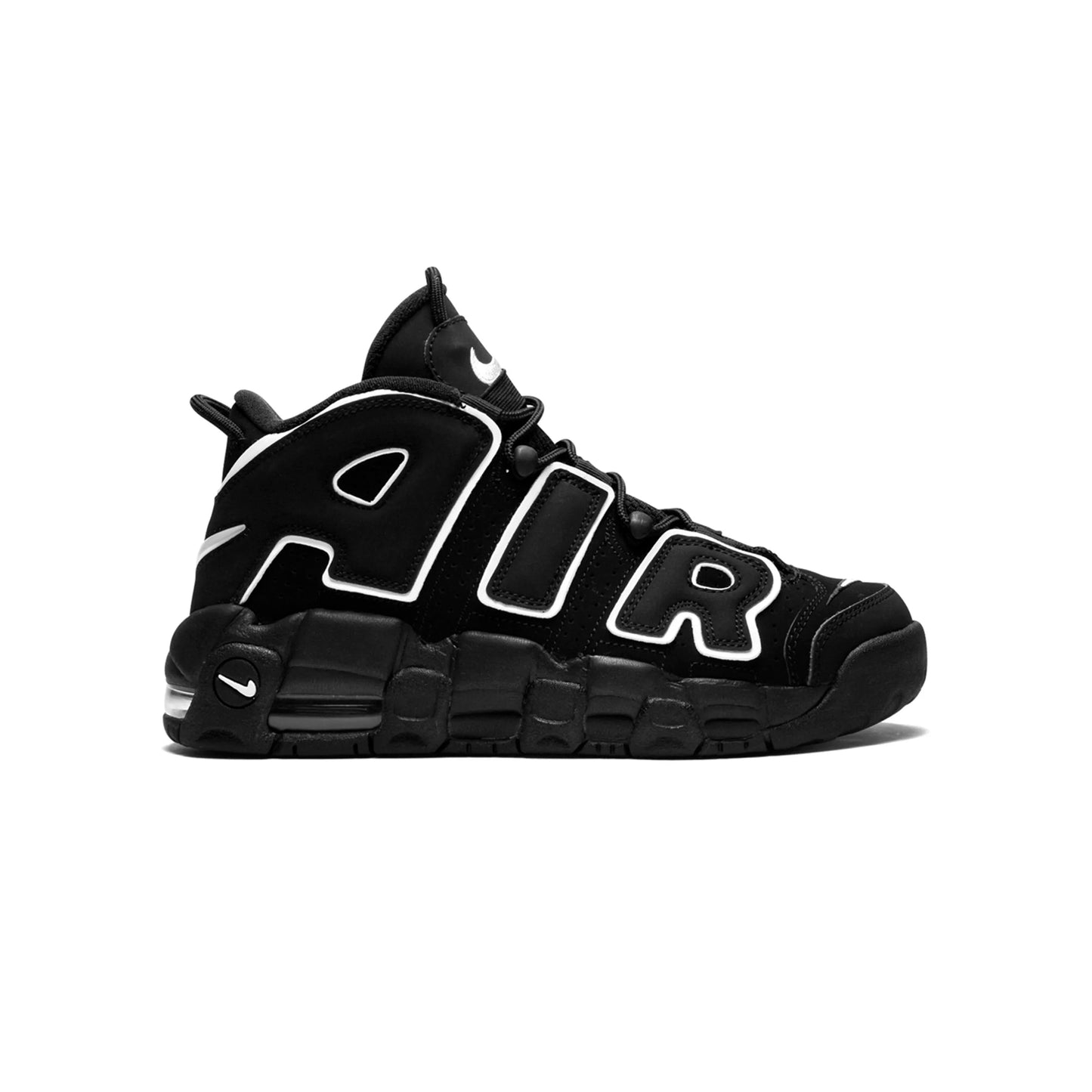 Nike Air More Uptempo Black Reflective, Baskets Basketball Unisexe Cuir et Mesh – photo 1