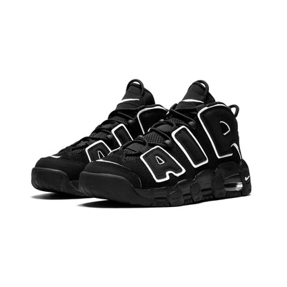 Nike Air More Uptempo Black Reflective, Baskets Basketball Unisexe Cuir et Mesh – photo 3
