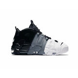 Nike Air More Uptempo '96 Tri-Color scarpe da ginnastica nere e bianche uomo donna