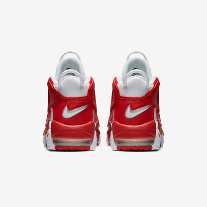 Nike Air More Uptempo Varsity Red Baskets Blanc Rouge Homme Femme - 3