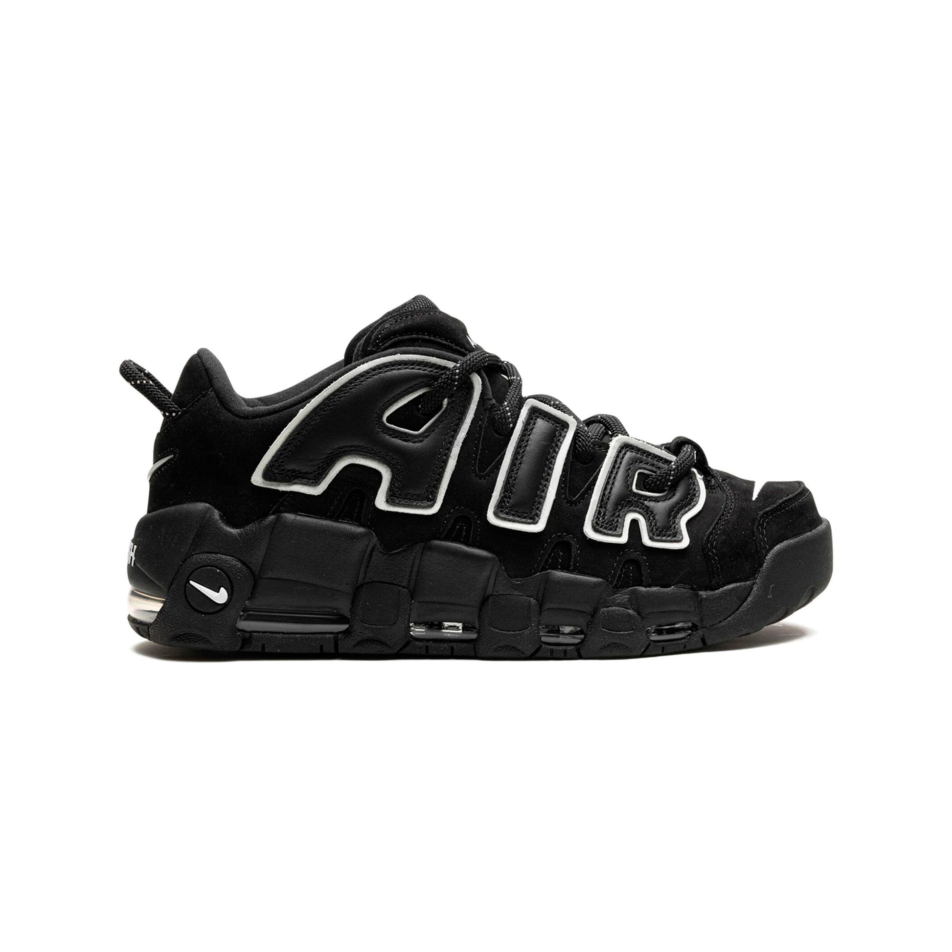 Nike Air More Uptempo Low Black Ambush, Baskets Basketball Unisexe Cuir – photo 1