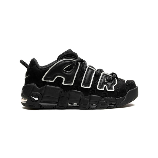 Nike Air More Uptempo Low x AMBUSH Black White Baskets Noir Blanc Mixte - 1