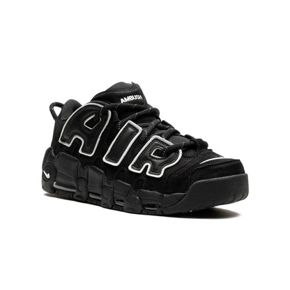 Nike Air More Uptempo Low Black Ambush, Baskets Basketball Unisexe Cuir – photo 2