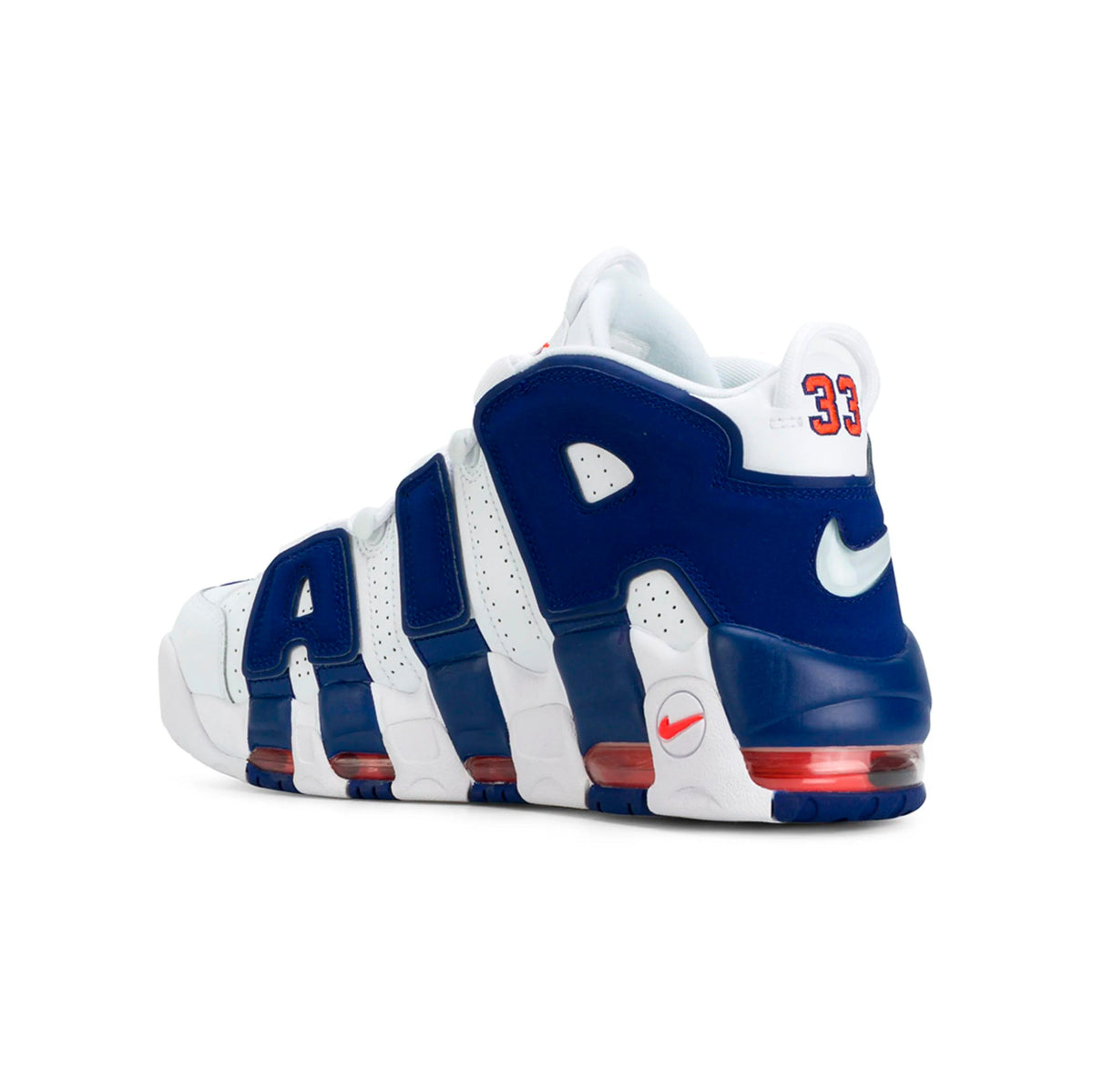 Nike Air More Uptempo '96 Knicks Baskets Blanc Bleu Homme Femme - 3