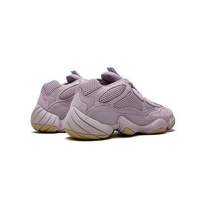 Adidas Yeezy 500 Soft Vision baskets homme et femme en daim, mesh et cuir multicolore, détail semelle