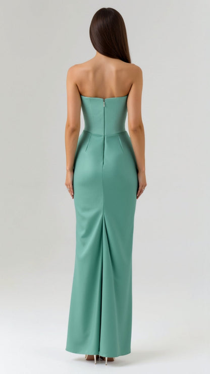 Alice | Robe longue colonne pour invitée de mariage femme