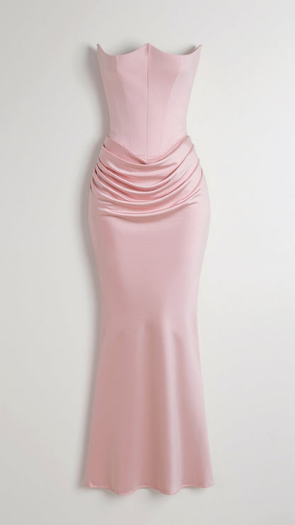 Alice | Robe longue colonne pour invitée de mariage femme