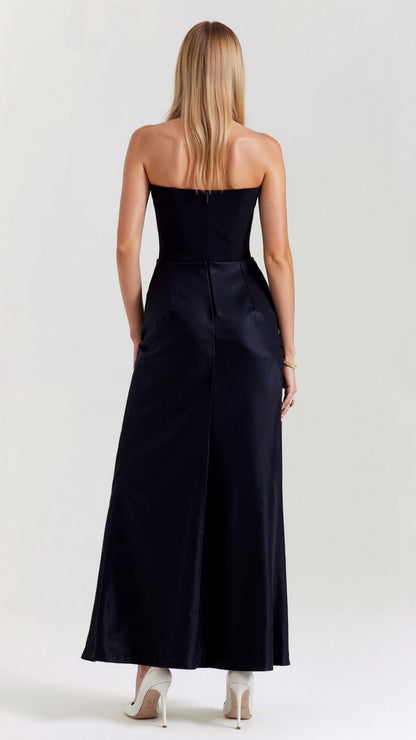 Alice | Robe longue colonne pour invitée de mariage femme