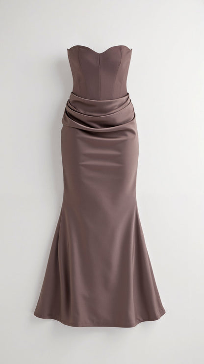 Alice | Robe longue colonne pour invitée de mariage femme