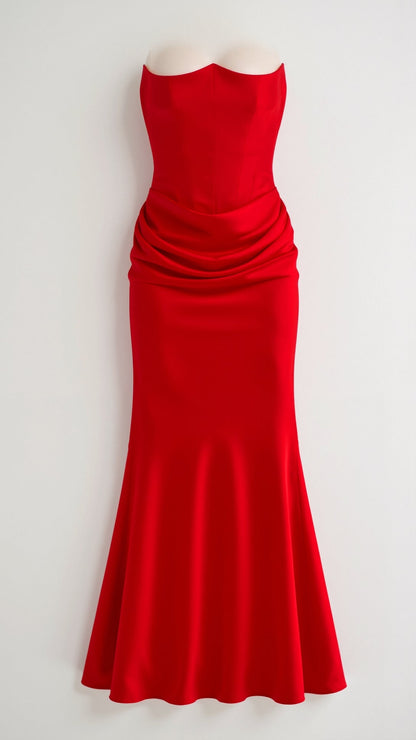 Alice | Robe longue colonne pour invitée de mariage femme