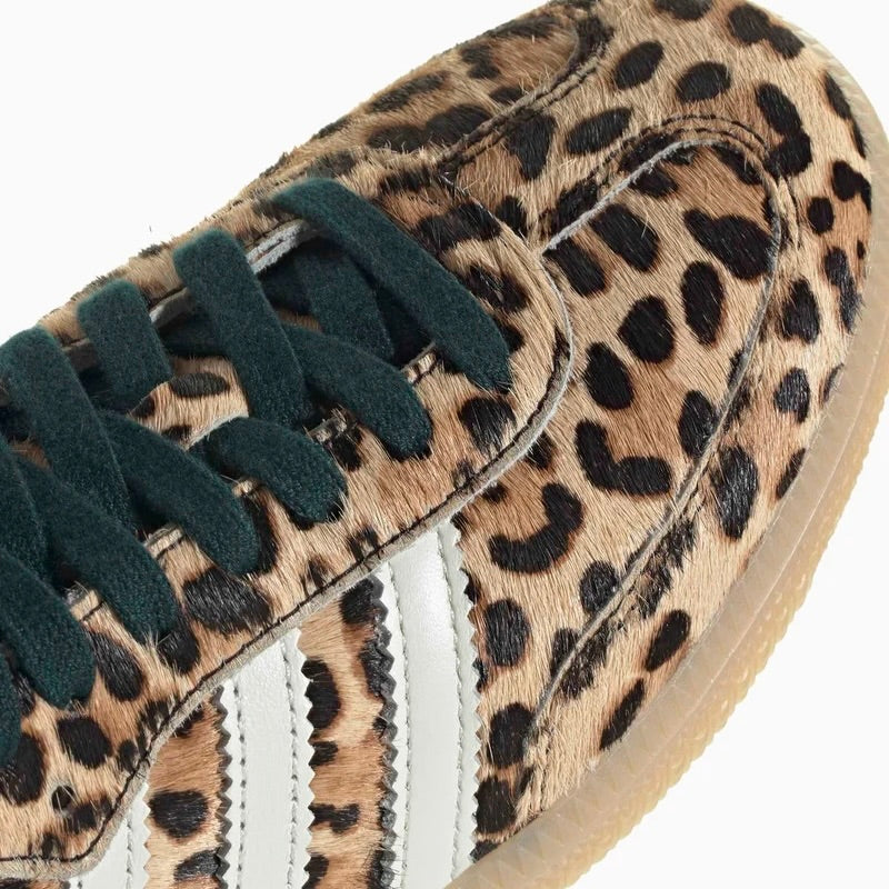 Sneakers basses Adidas Samba OG leopard magic beige unisexe