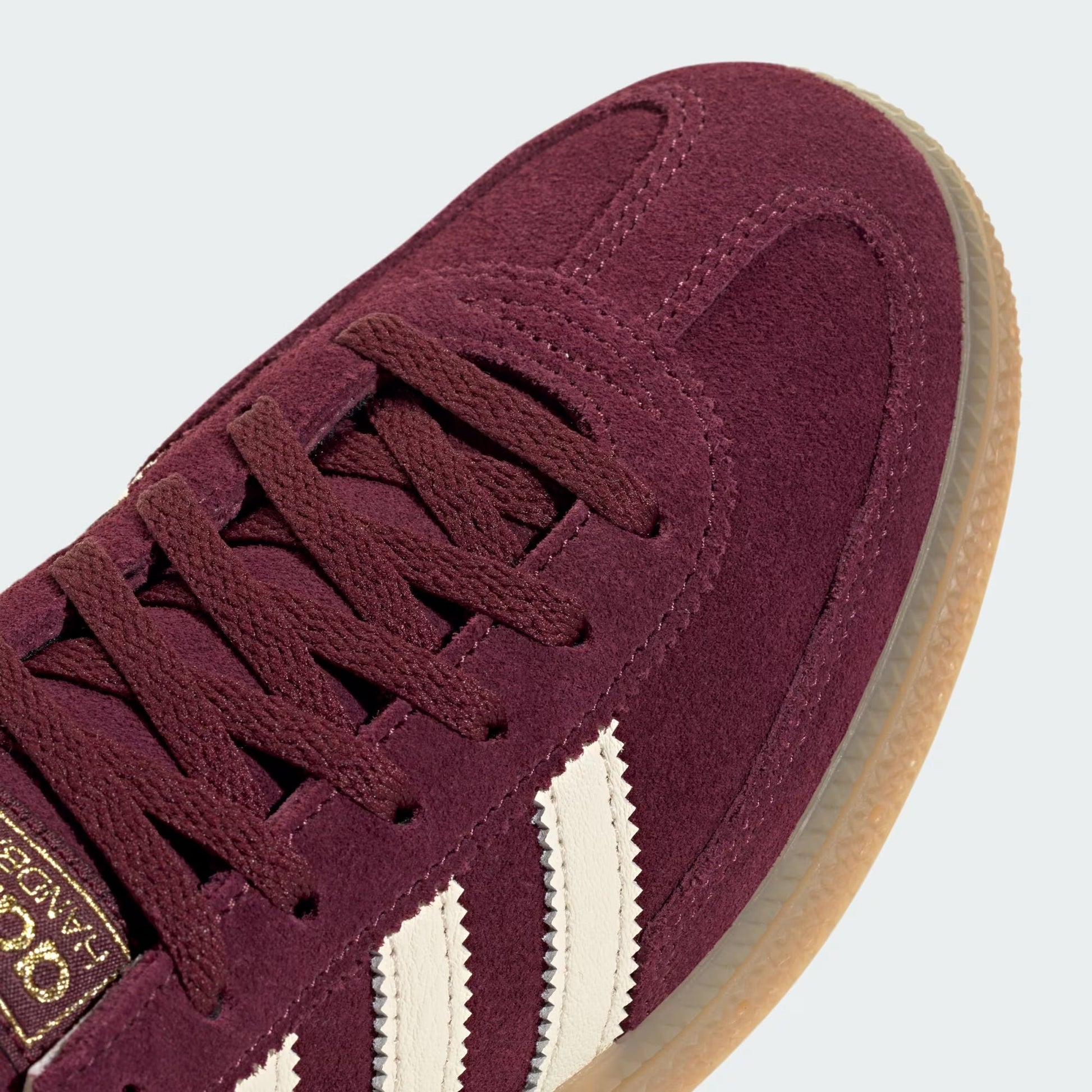 Sneakers basses Adidas Handball Spezial maroon cream white unisexe