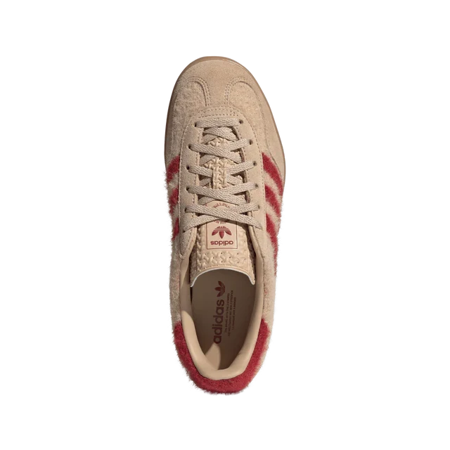 Sneakers basses Adidas Gazelle Indoor magic beige victory red unisexe