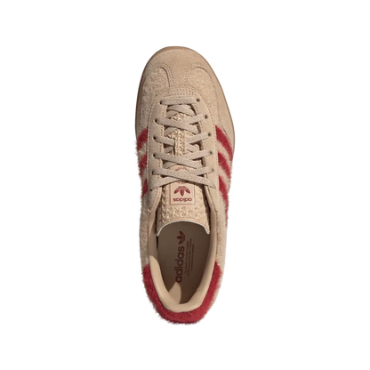 Sneakers basses Adidas Gazelle Indoor magic beige victory red unisexe
