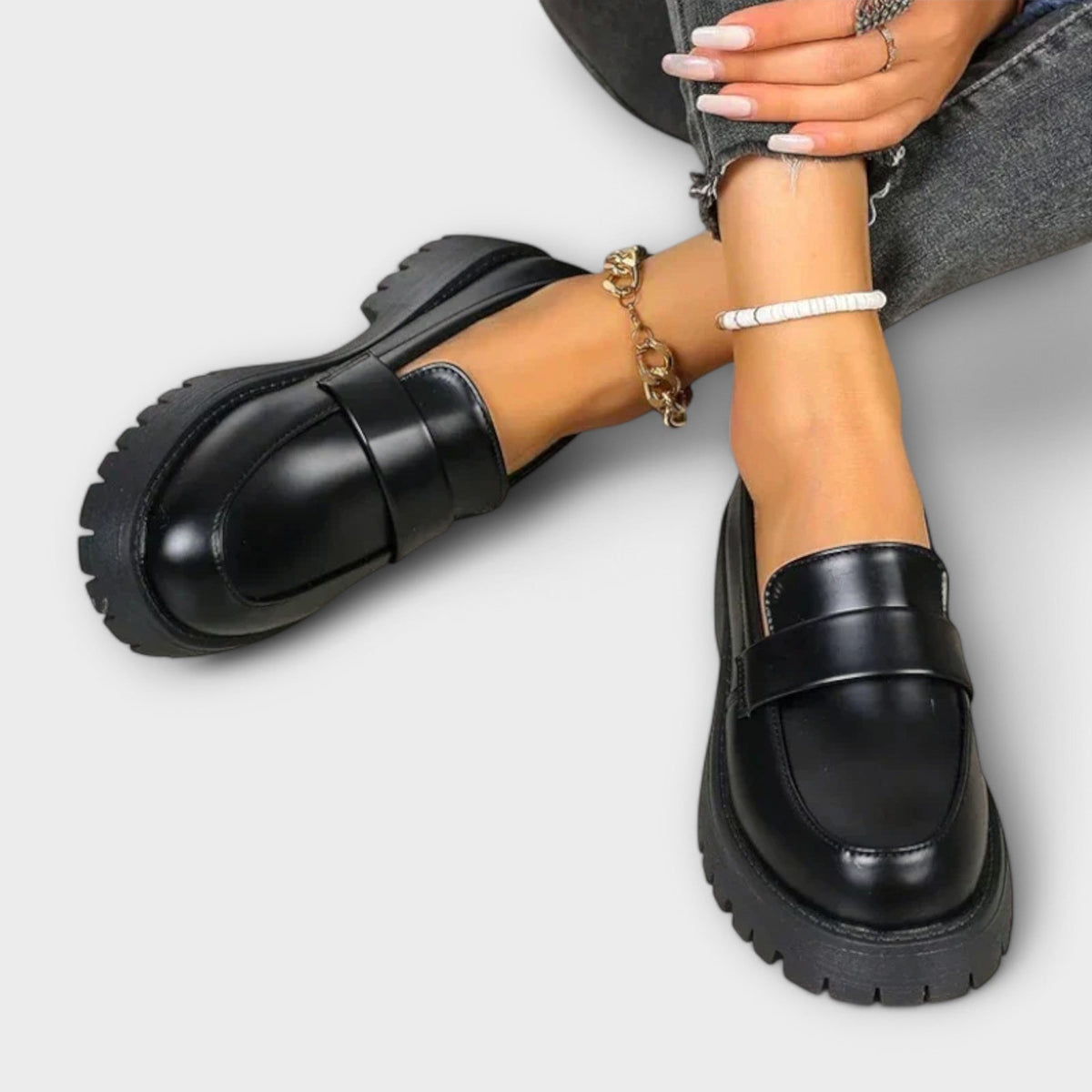 Mocassins Femme Juliette-Claire – vue de dessus