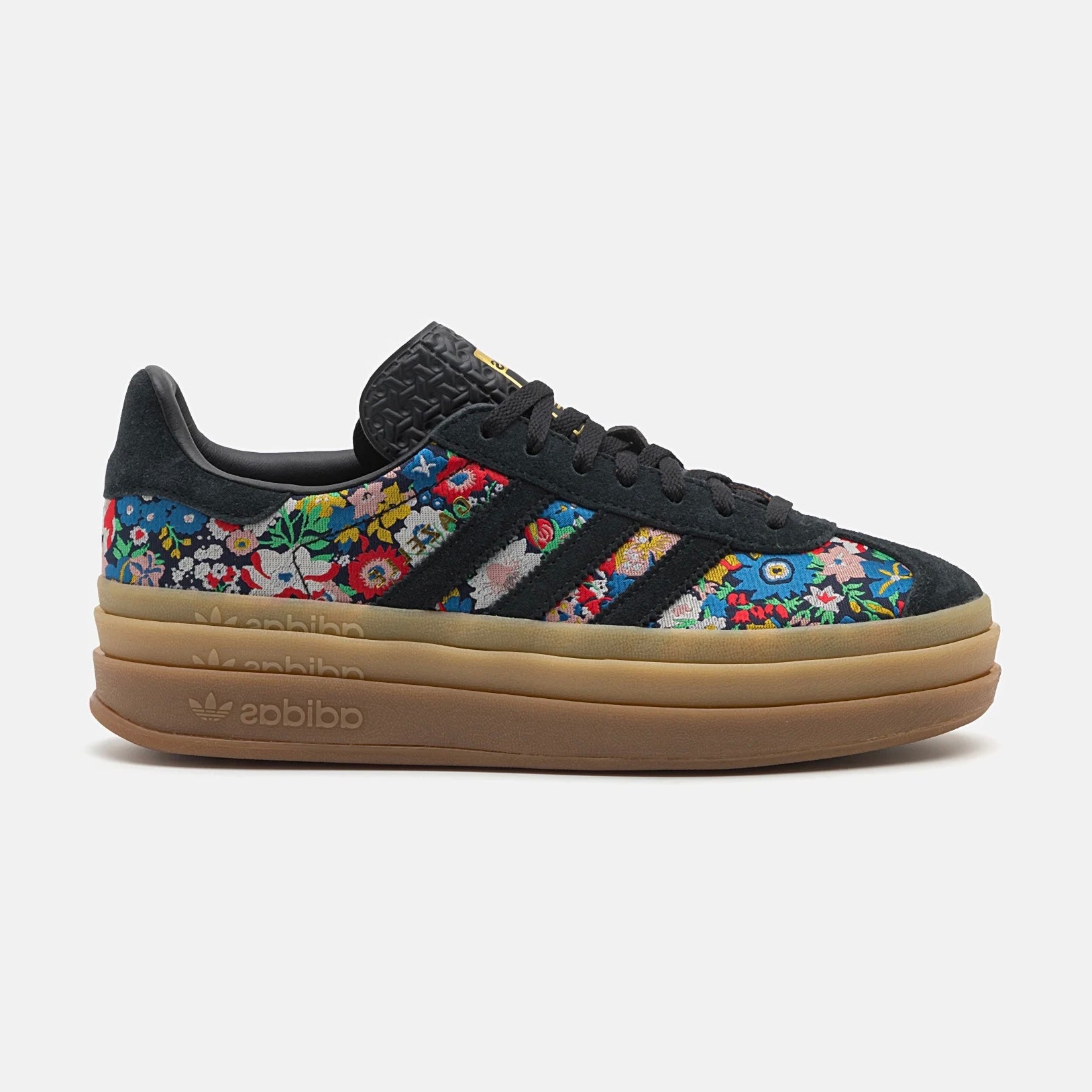 Sneakers basses Adidas Gazelle Bold liberty london floral embroidery femme