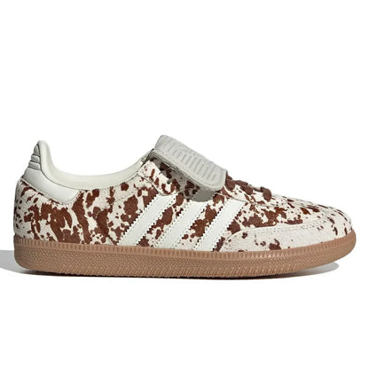 Sneakers basses Adidas Samba lt cow print brown white unisexe