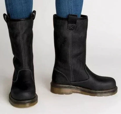 Bottines d'Hiver Femme Jeanne Mi-Mollet Fourrées