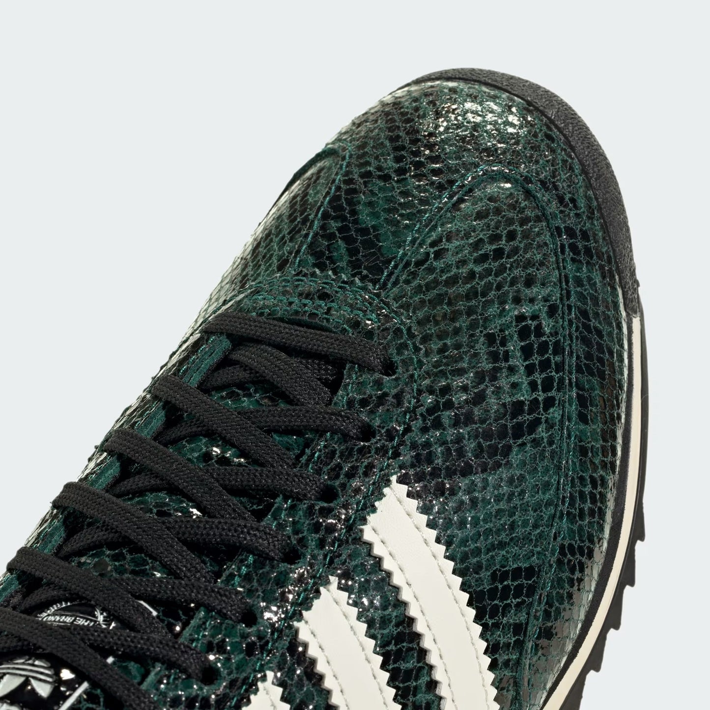 Sneakers basses Adidas SL 72 collegiate green snakeskin unisexe