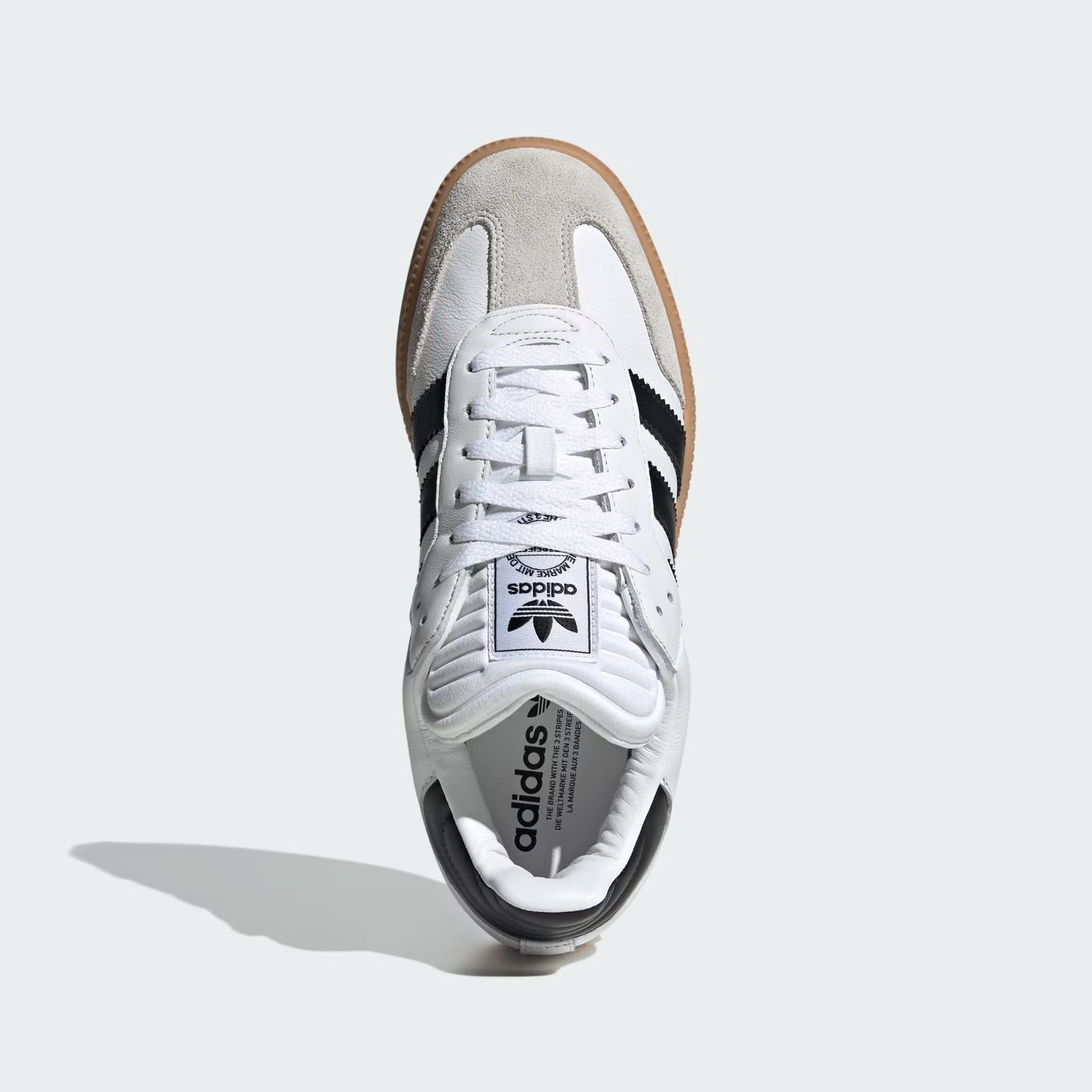 Sneakers basses Adidas Samba xlg white black gum unisexe