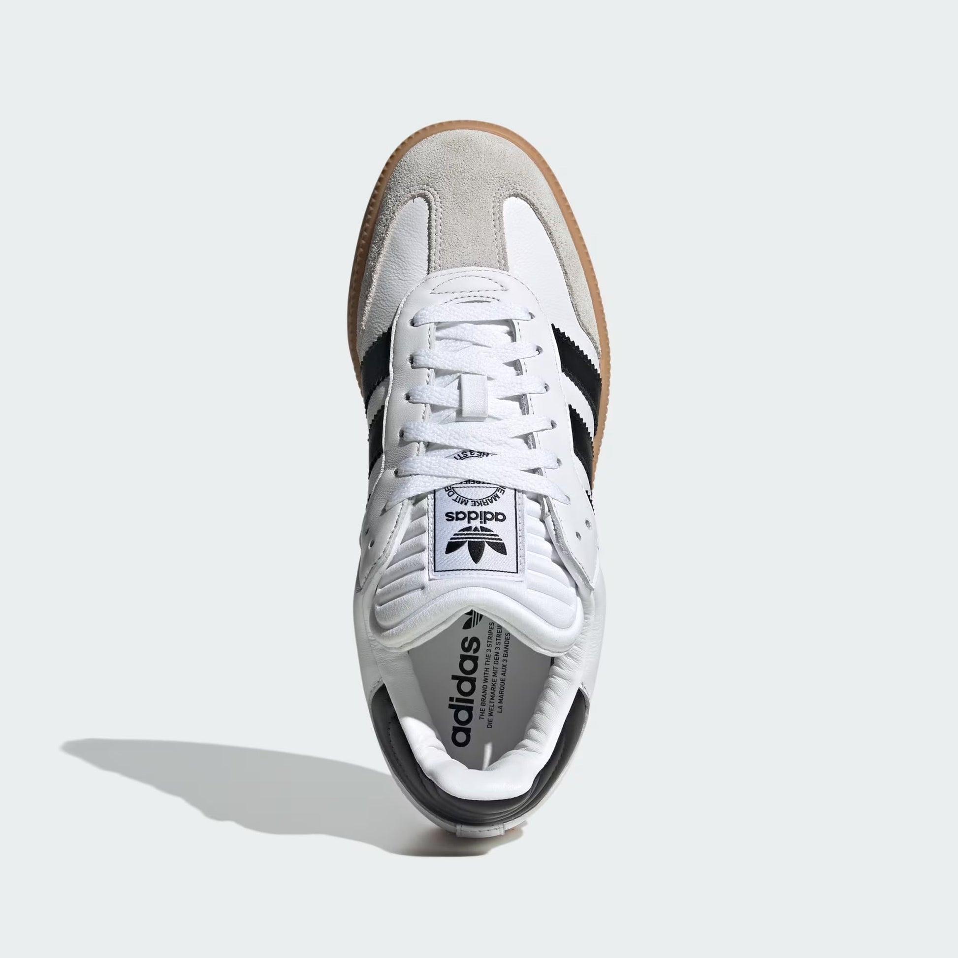 Sneakers basses Adidas Samba xlg white black gum unisexe
