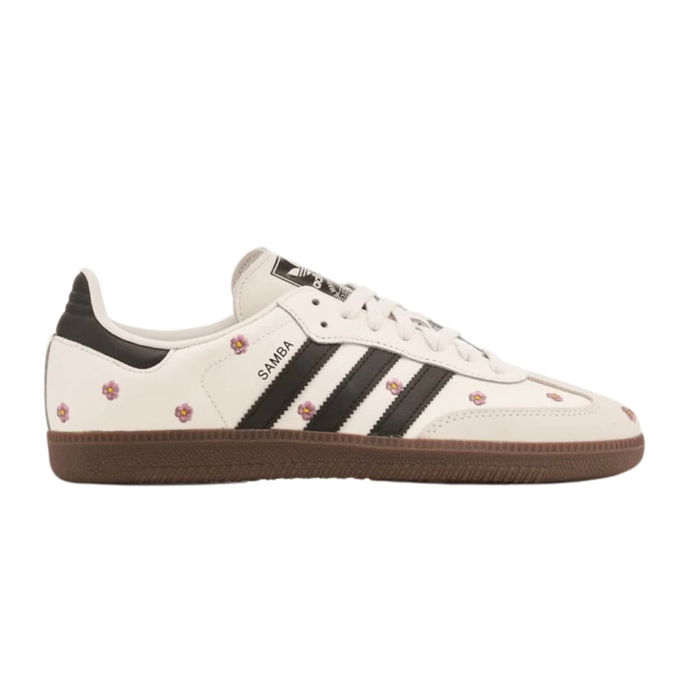 Sneakers basses Adidas Samba light purple floral unisexe