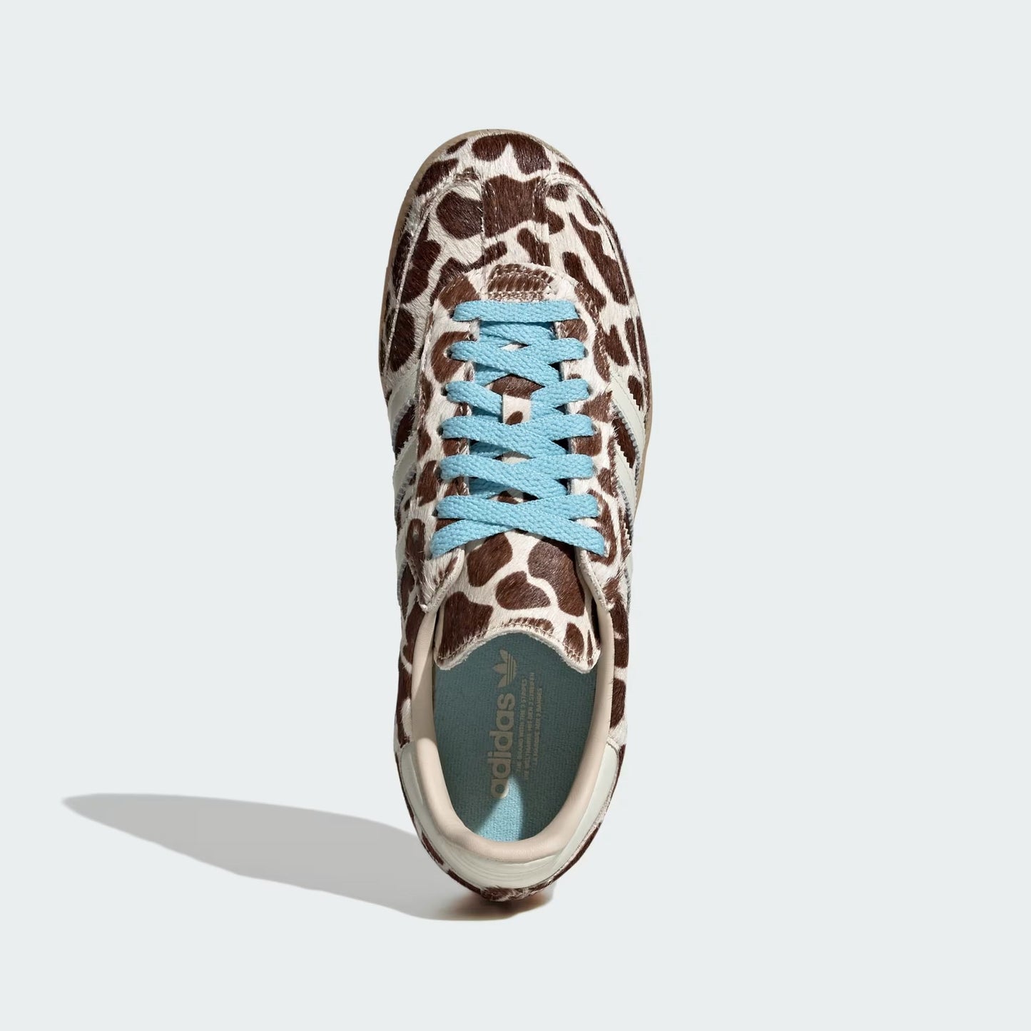 Sneakers basses Adidas Samba giraffe print crystal linen unisexe