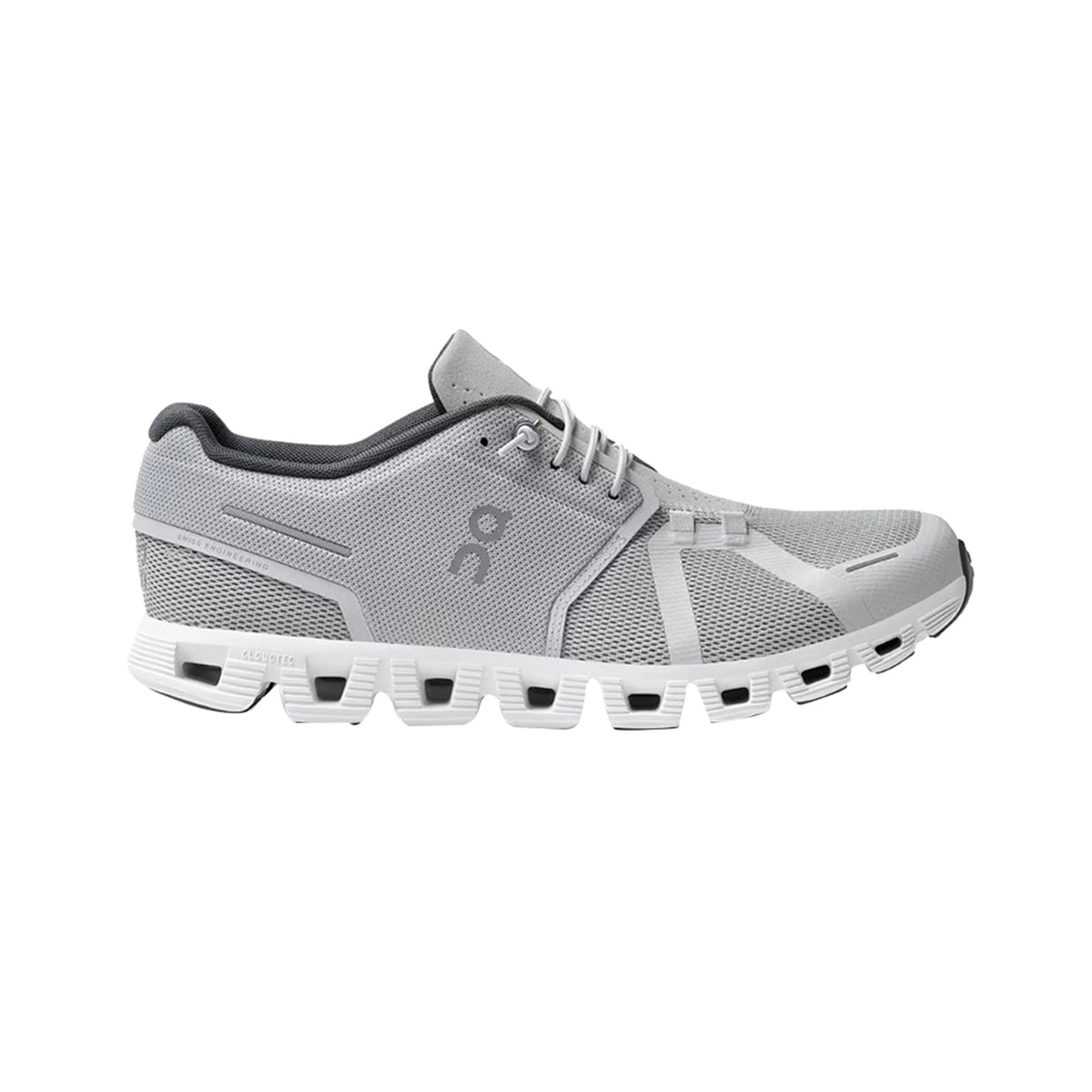 On Cloud 5 Glacier/White | Homme | Chaussures Running | Mesh Recyclé