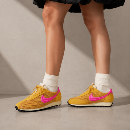 Nike LD-1000 x Stüssy Sanded Gold Baskets Or Rose Homme Femme - 5