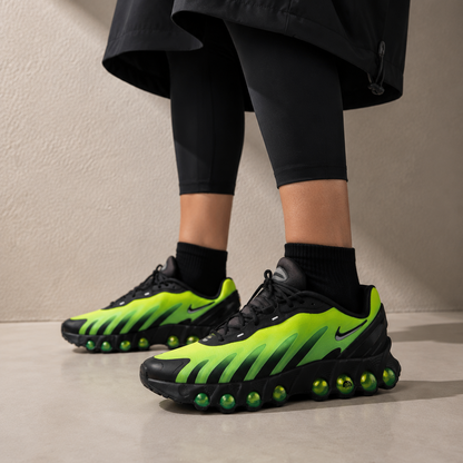 Nike Air Max DN8 Black Lime Green Strike Volt, Baskets Lifestyle Unisexe Mesh – photo 4