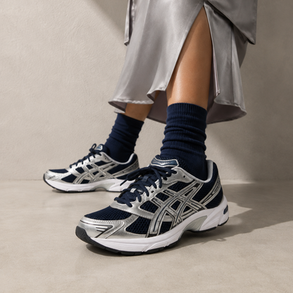 ASICS Gel-1130 French Blue Pure Silver Baskets Bleu Homme Femme - 5
