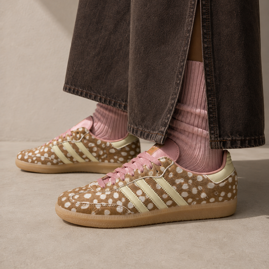 Sneakers basses Adidas Samba bambi brown desert unisexe