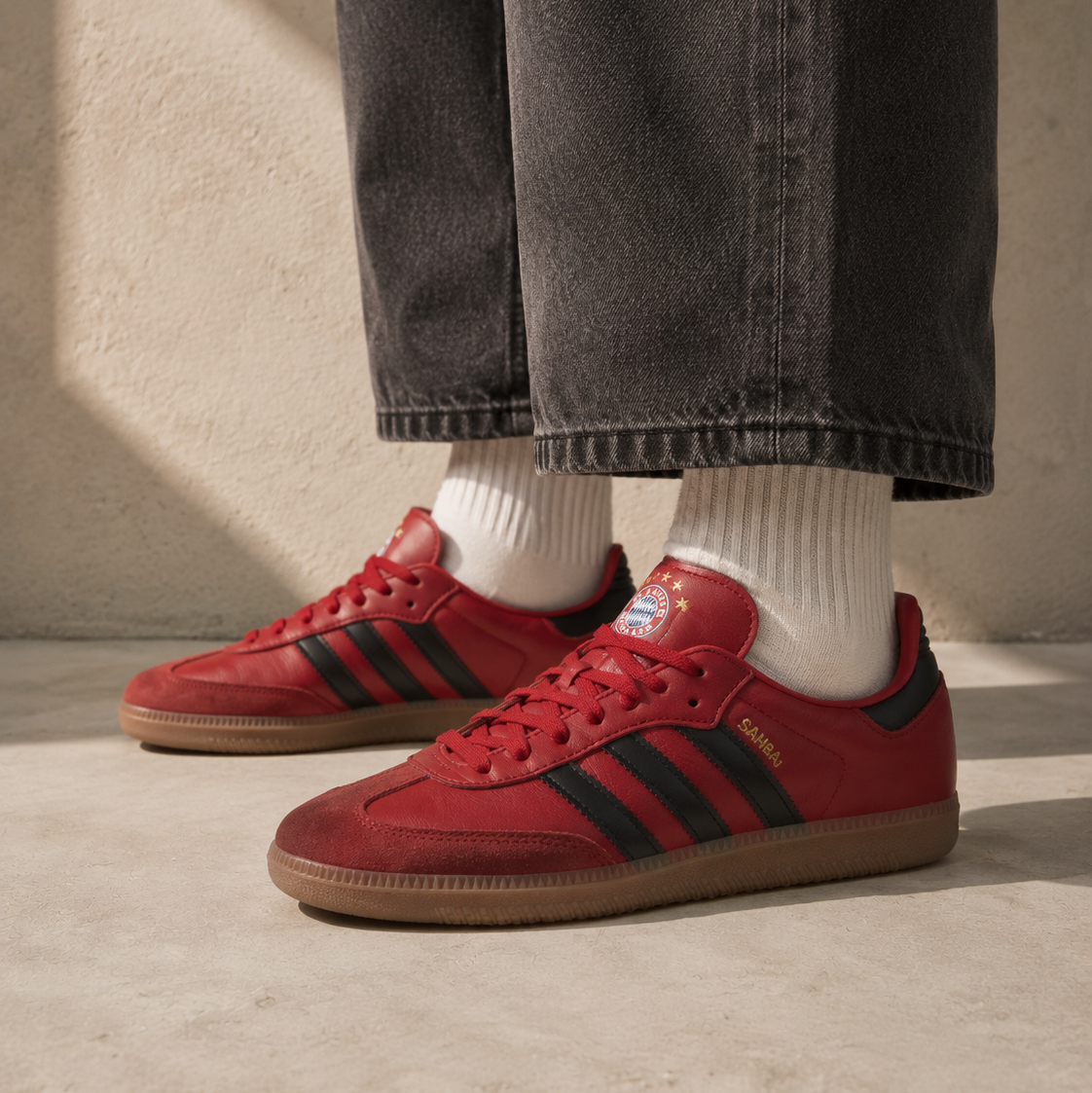 Sneakers basses Adidas Samba team bayern munich unisexe