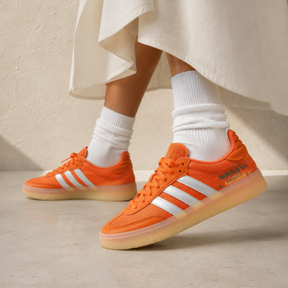 Sneakers basses Adidas Samba rm orange frost unisexe
