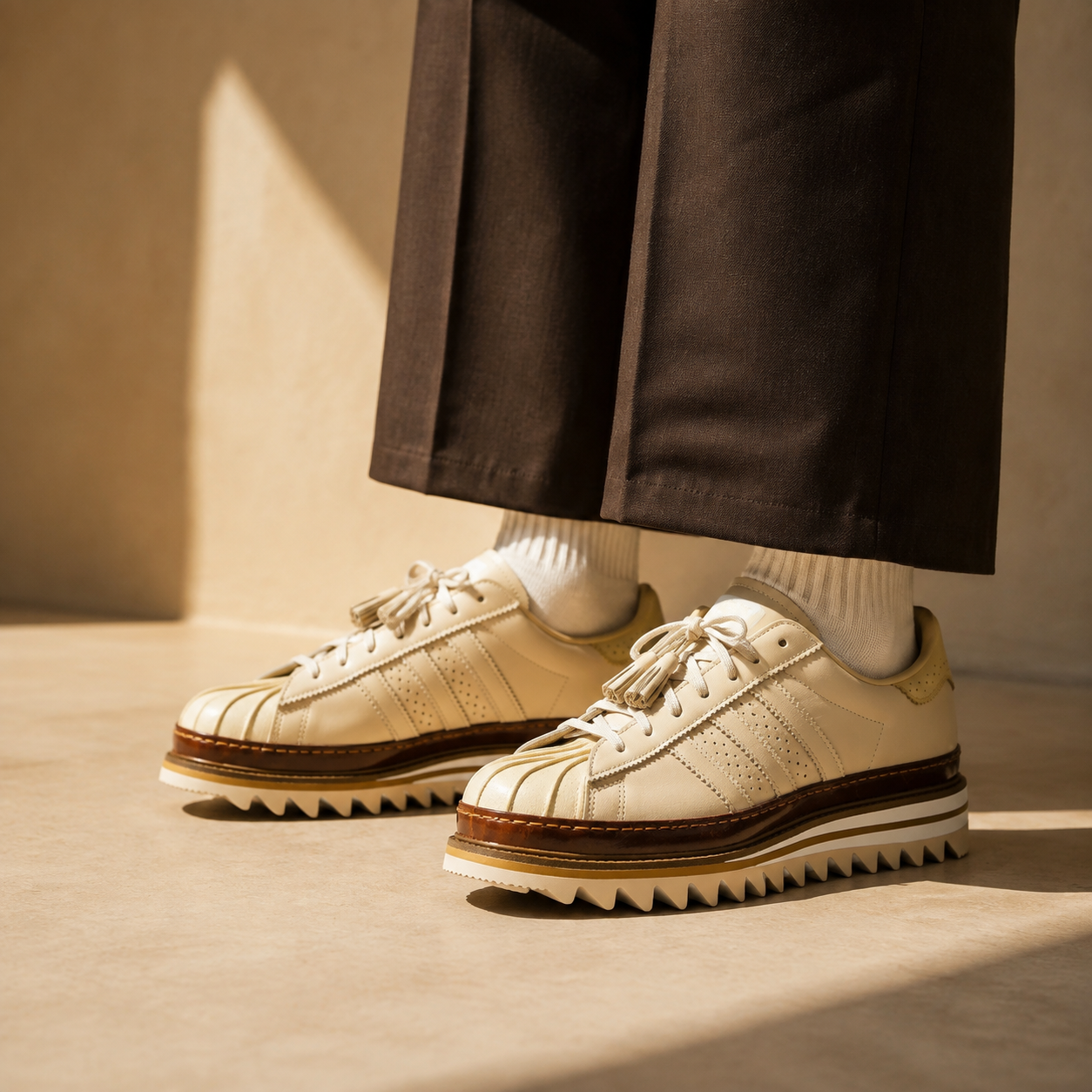 Adidas Superstar x Clot by Edison Chen Milk Tea