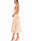 Robe Maxi Femme à Col Halter – Coupe Fluide Sans Manches Dos Nu
