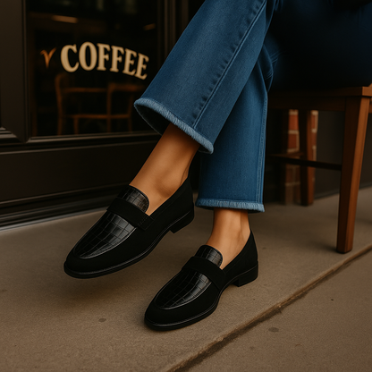 Mocassins Femme Pauline-Maud – détail de la matière