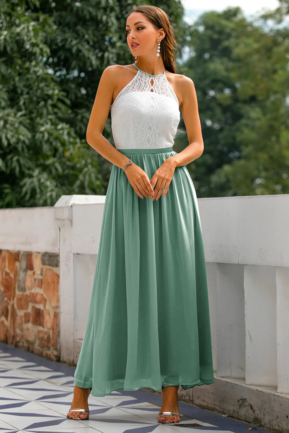 Claire | Robe longue dos nu pour femmes, invitée de mariage