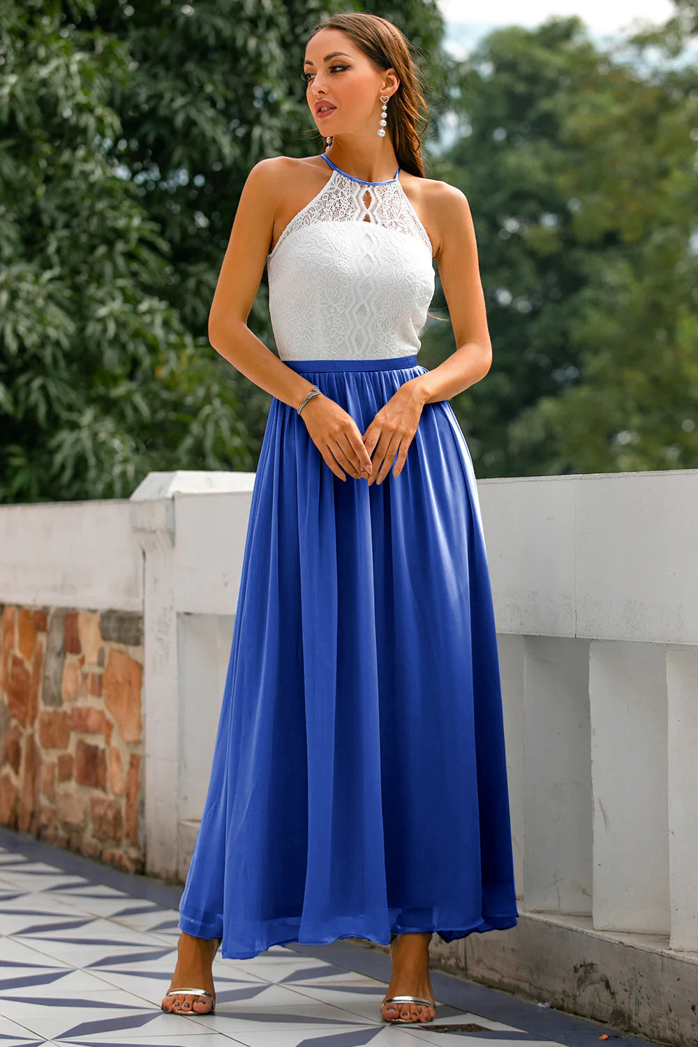 Claire | Robe longue dos nu pour femmes, invitée de mariage