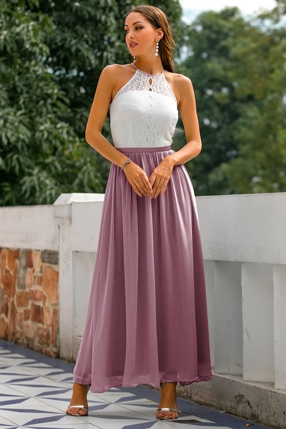 Claire | Robe longue dos nu pour femmes, invitée de mariage