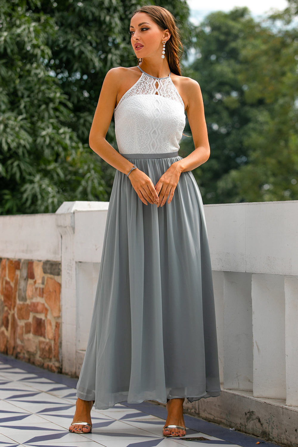 Claire | Robe longue dos nu pour femmes, invitée de mariage