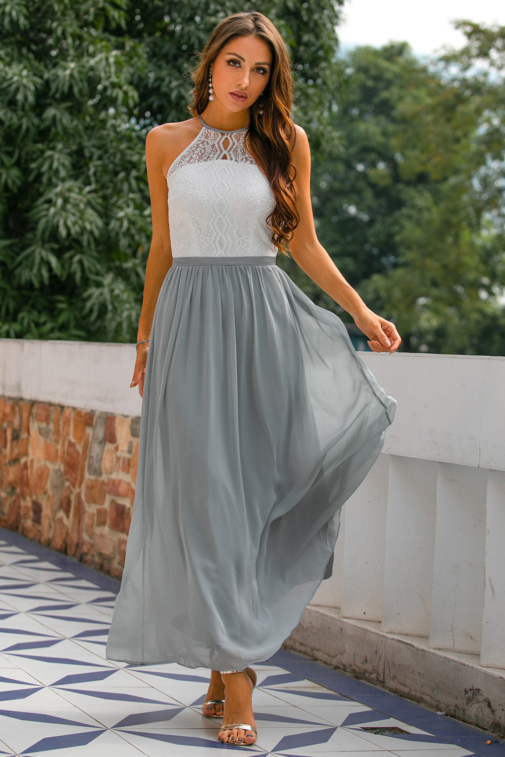 Claire | Robe longue dos nu pour femmes, invitée de mariage