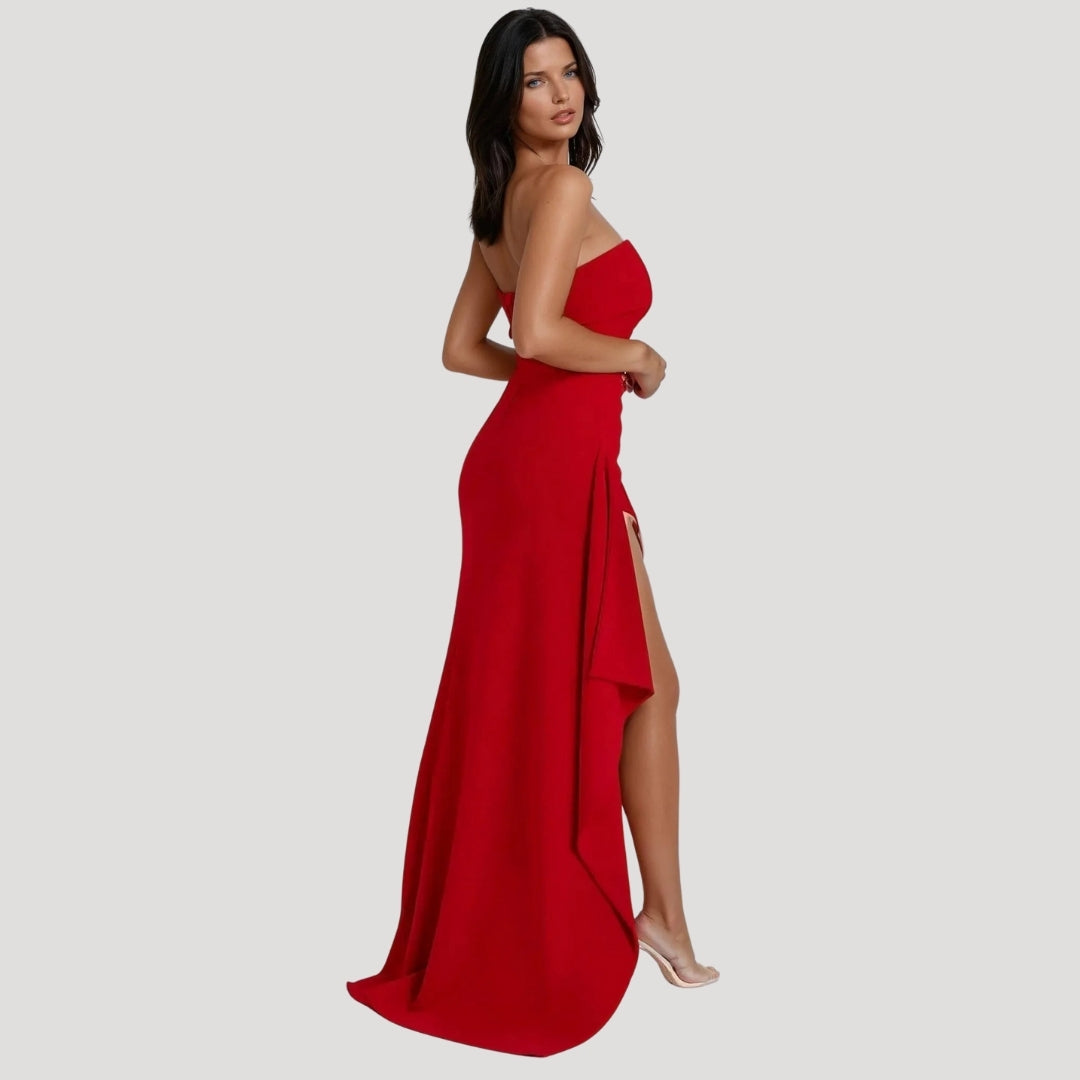 Clara | Robe longue bustier pour femmes, invitée de mariage