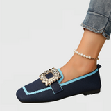 Mocassins Femme Pauline-Livia, Orthopédiques Confort