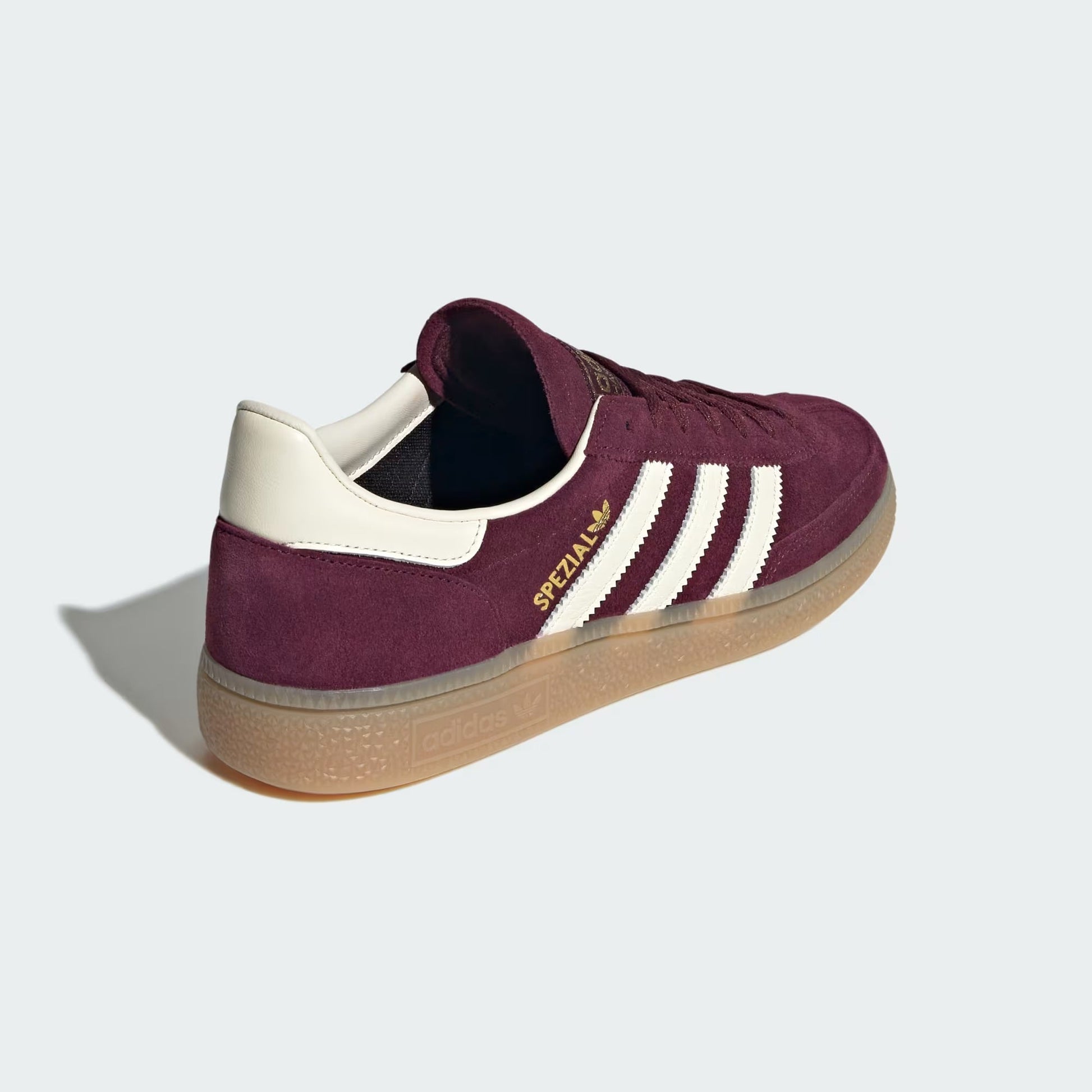 Sneakers basses Adidas Handball Spezial maroon cream white unisexe