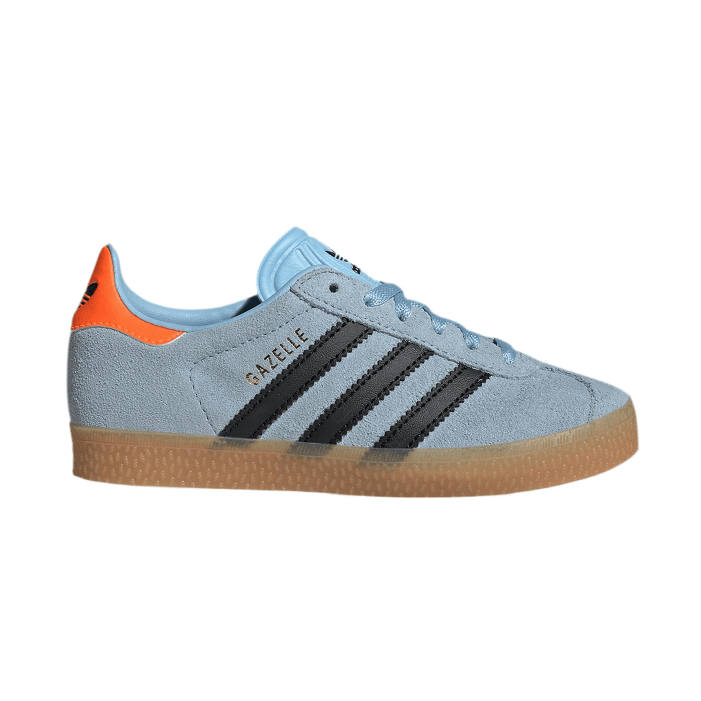 Sneakers basses Adidas Gazelle clear sky core black unisexe
