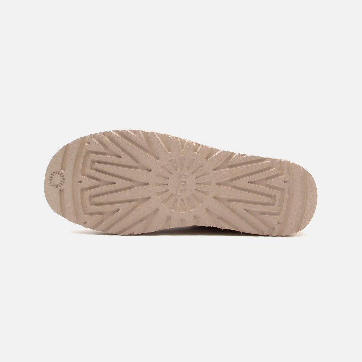 UGG Classic Ultra Mini Sand bottines fourrées femme en daim et peau de mouton beige sable, détail intérieur
