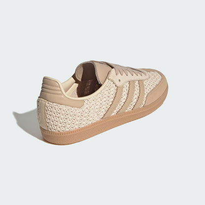 Sneakers basses Adidas Samba crochet pack sand strata unisexe