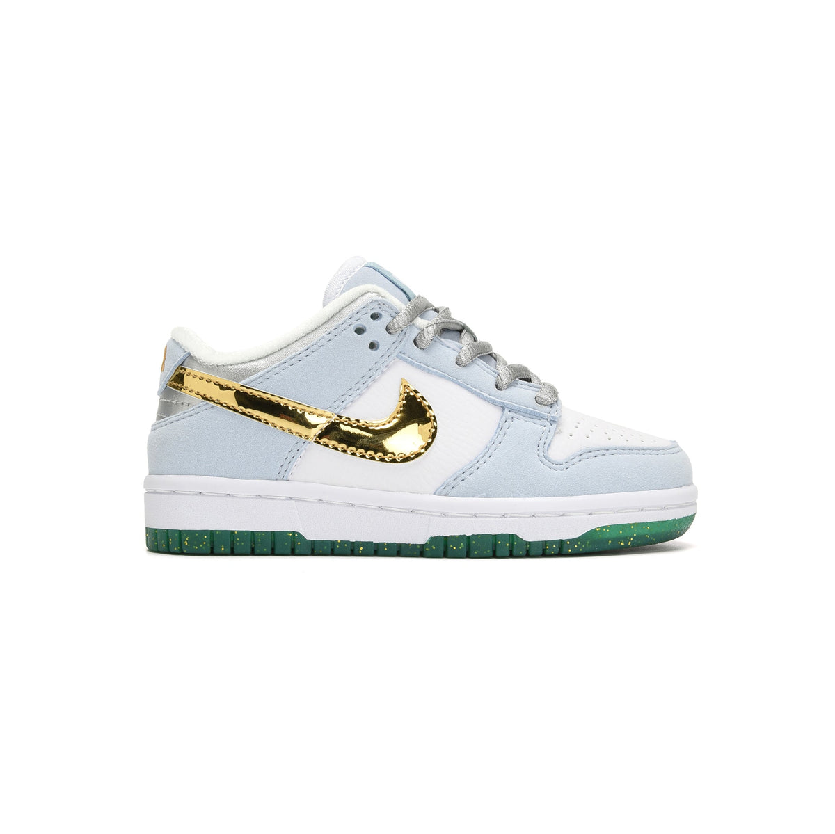 Nike Dunk Low x Sean Cliver baskets basses enfant en cuir multicolore, vue de profil