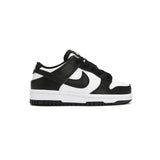 Nike Dunk Low Enfant Panda, Baskets Basses en Cuir, Semelle en Caoutchouc